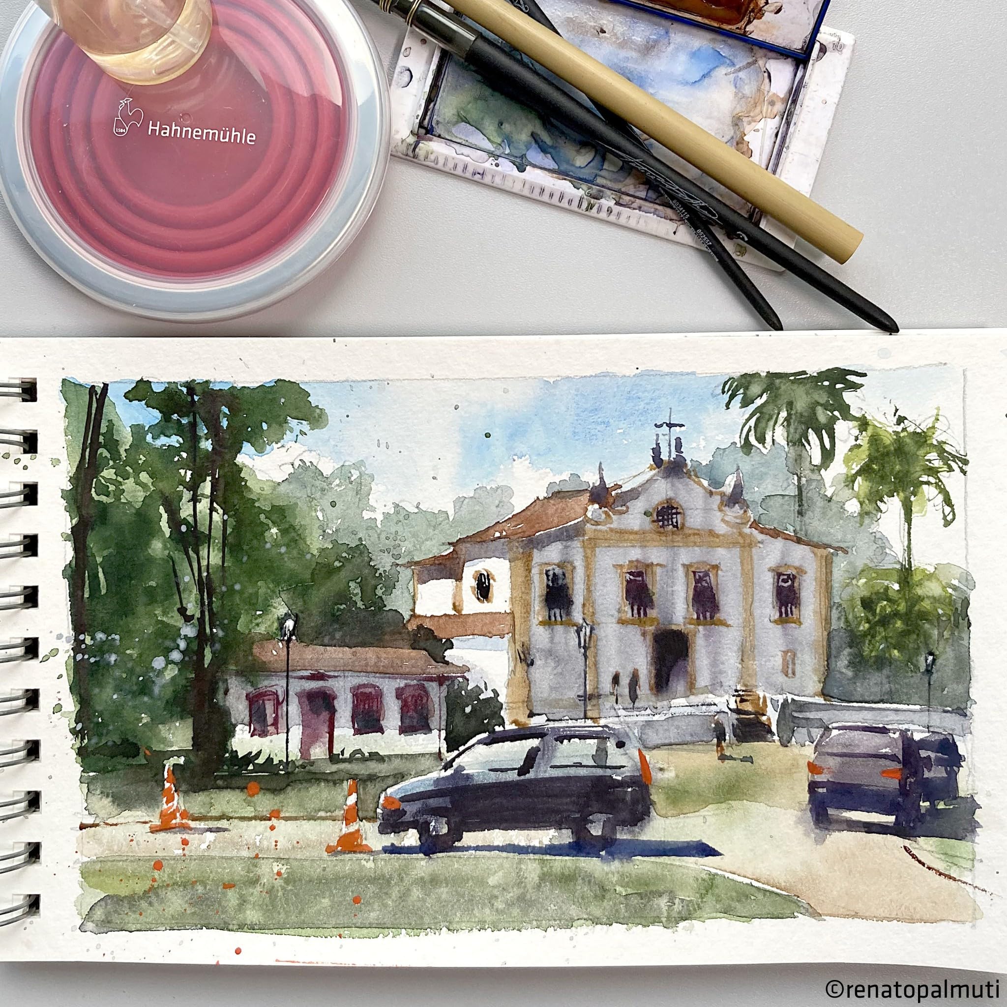 hahnem-hle-bamboo-mixed-media-carnet-de-voyage-15-3x25-cm-265-g-m-15-blatt image 3