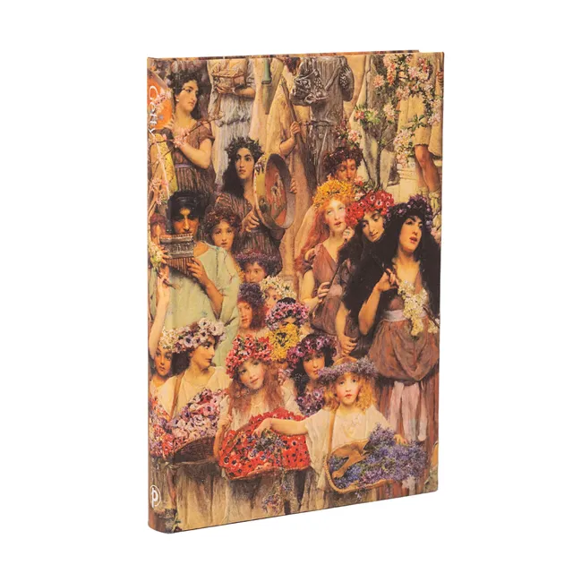 paperblanks-fr-hling-midi-notizbuch-liniert-hardcover-mit-elastikband-lawrence-a image 1