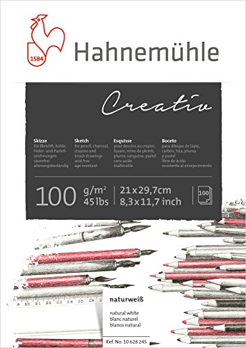 hahnem-hle-creativ-skizzenblock-din-a4-100-g-m-naturwei-100-blatt-kopfgeleimt image 7