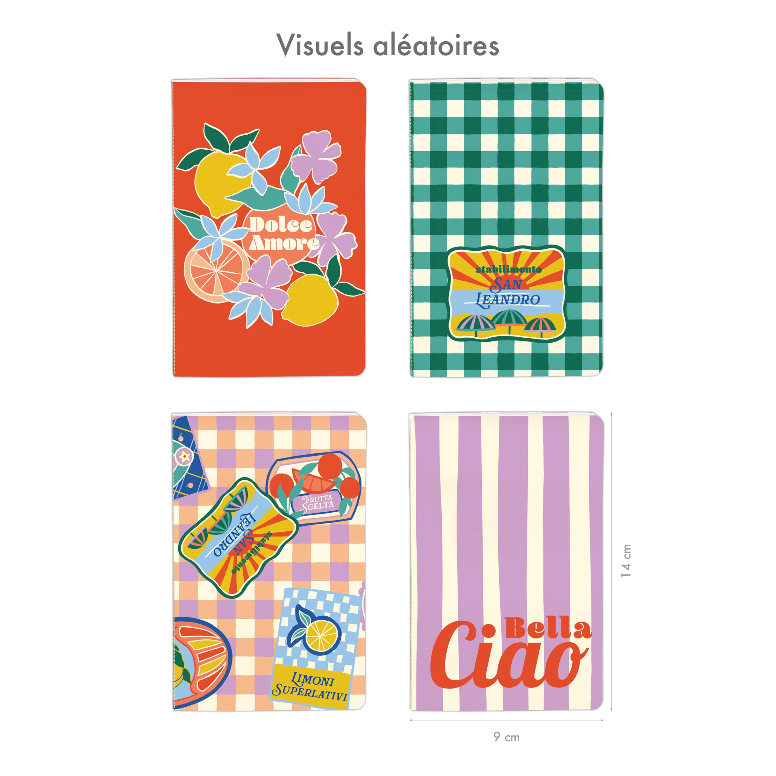 clairefontaine-dolce-amore-116262c-notizbuch-9x14cm-liniert-48-blatt-sortiert image 2
