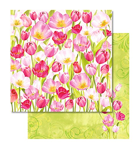 ursus-703000240-premium-glitter-scrapbook-paper-tulpen-30-5-x-30-5-cm-5-blatt-de image 4