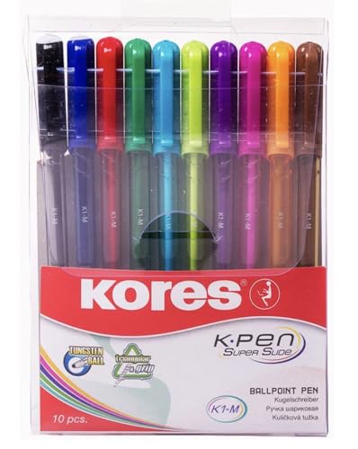 kores-k1-kugelschreiber-farbig-1-0-mm-10er-pack-sortiert image 6