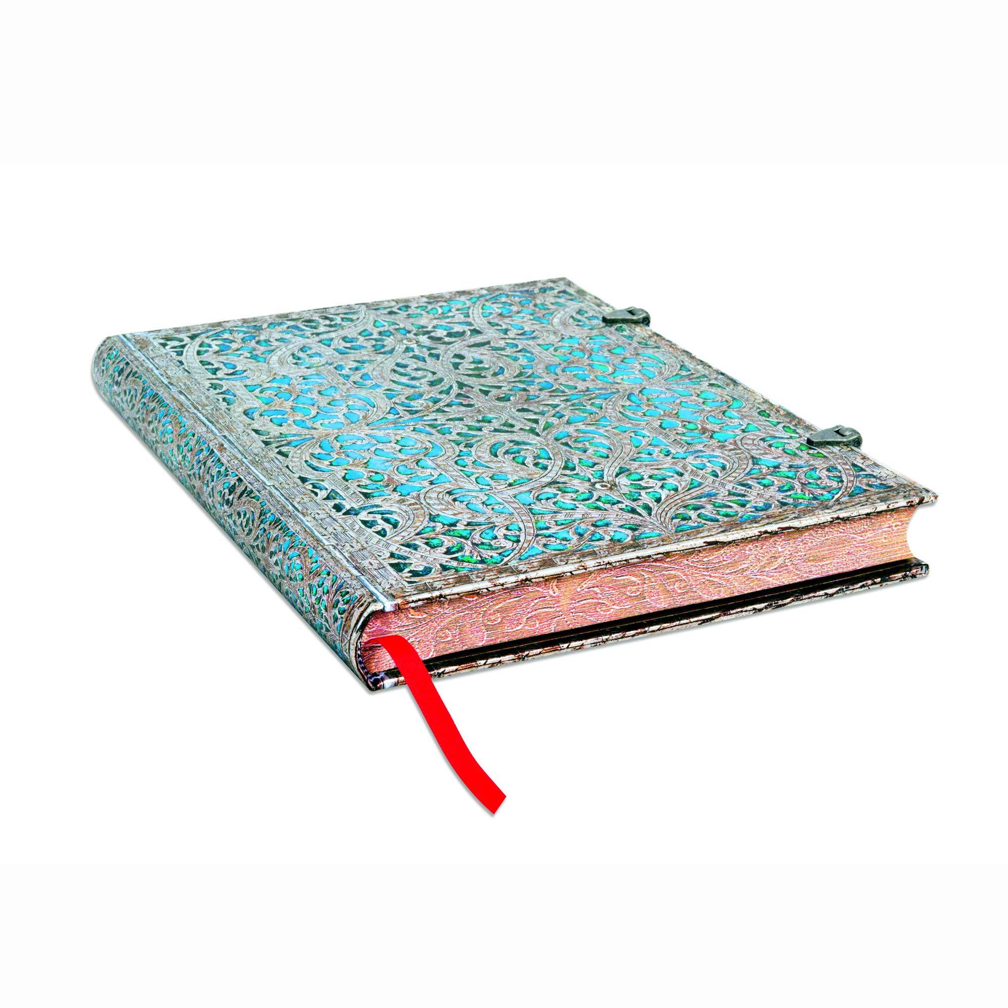 paperblanks-notizbuch-maya-blau-ultra-230x180-mm-240-seiten-liniert-silver-filig image 3