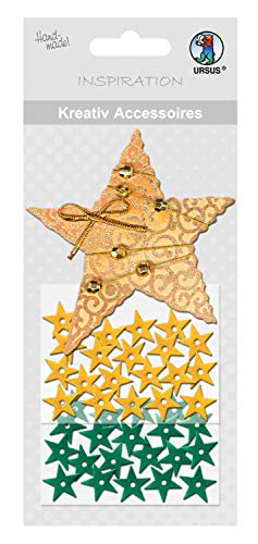 ursus-564000410-kreativ-accessoires-gro-kranz-mit-weihnachtssternen-selbstkleben image 3