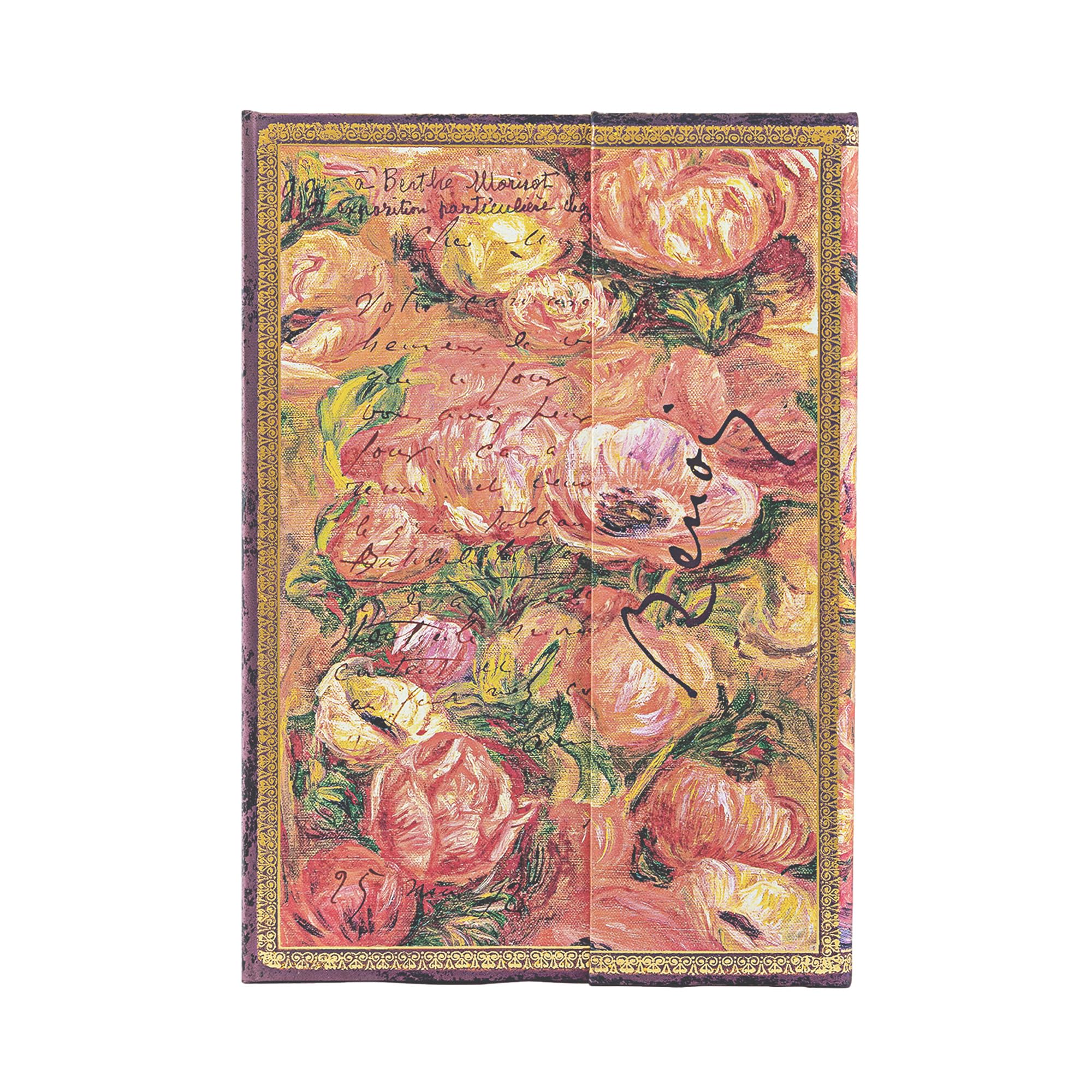 paperblanks-renoir-letter-to-morisot-midi-hardcover-notizbuch-unliniert-mit-klap image 1