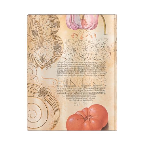paperblanks-lily-tomato-mira-botanica-ultra-notizbuch-unliniert-flexi-softcover image 5