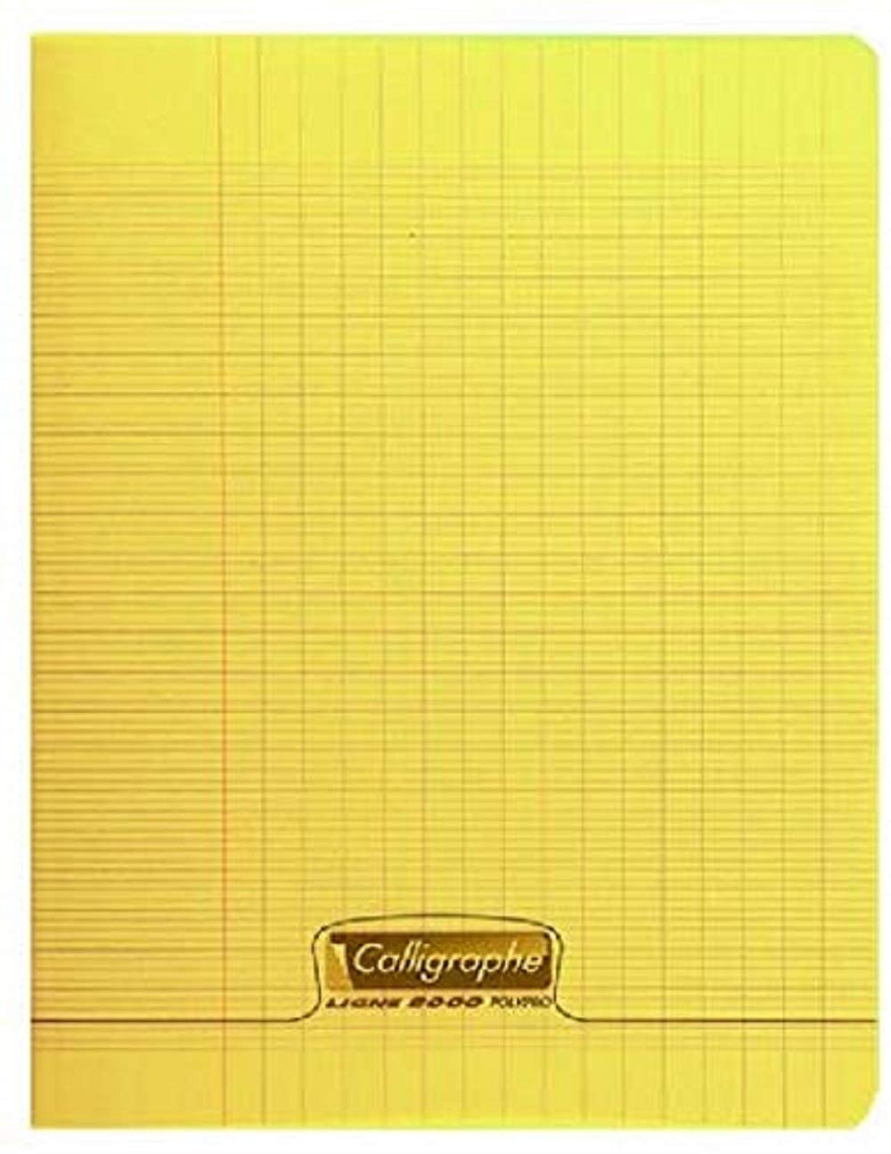 clairefontaine-heft-calligraphe-17x22-cm-16-blatt-sey-s-lineatur-gelb image 1