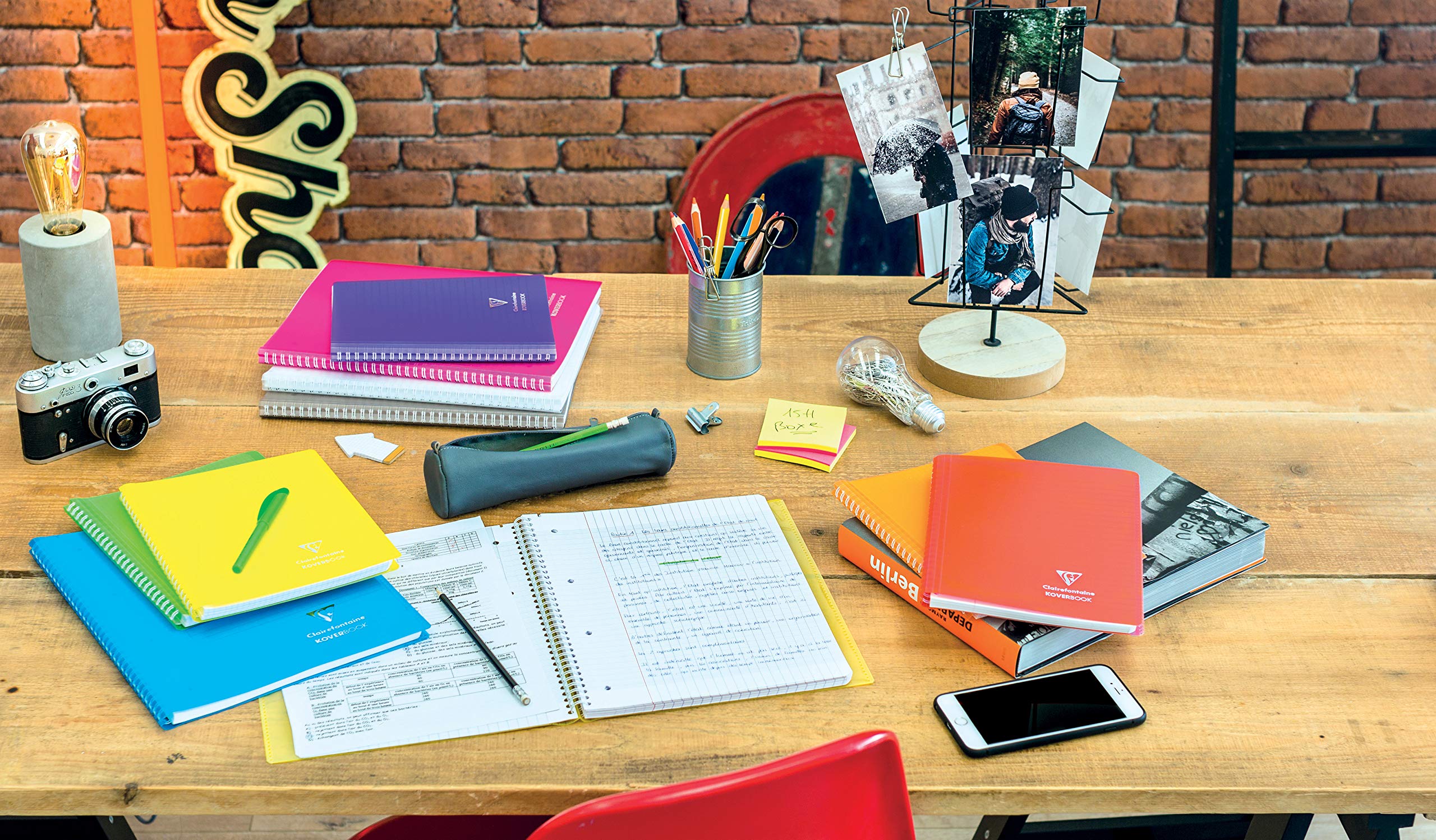 clairefontaine-koverbook-collegeblock-mit-spiralbindung-kariert-80-blatt-din-a4- image 8