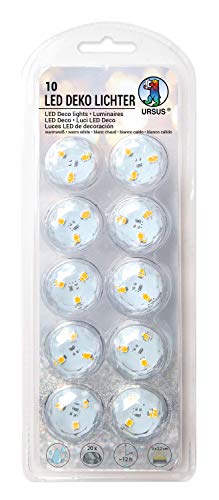 ursus-18610000-led-deko-lichter-warmwei-10-st-ck-wasserdicht image 2
