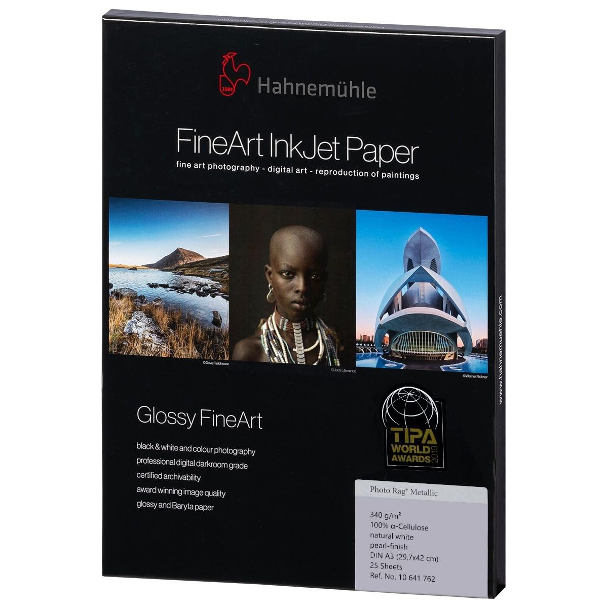 hahnem-hle-photo-rag-metallic-340-g-m-a3-fineart-inkjet-papier-25-blatt image 1