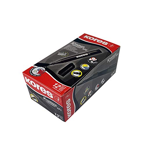 kores-k-marker-xp1-permanent-marker-schwarz-rundspitze-12er-pack image 8