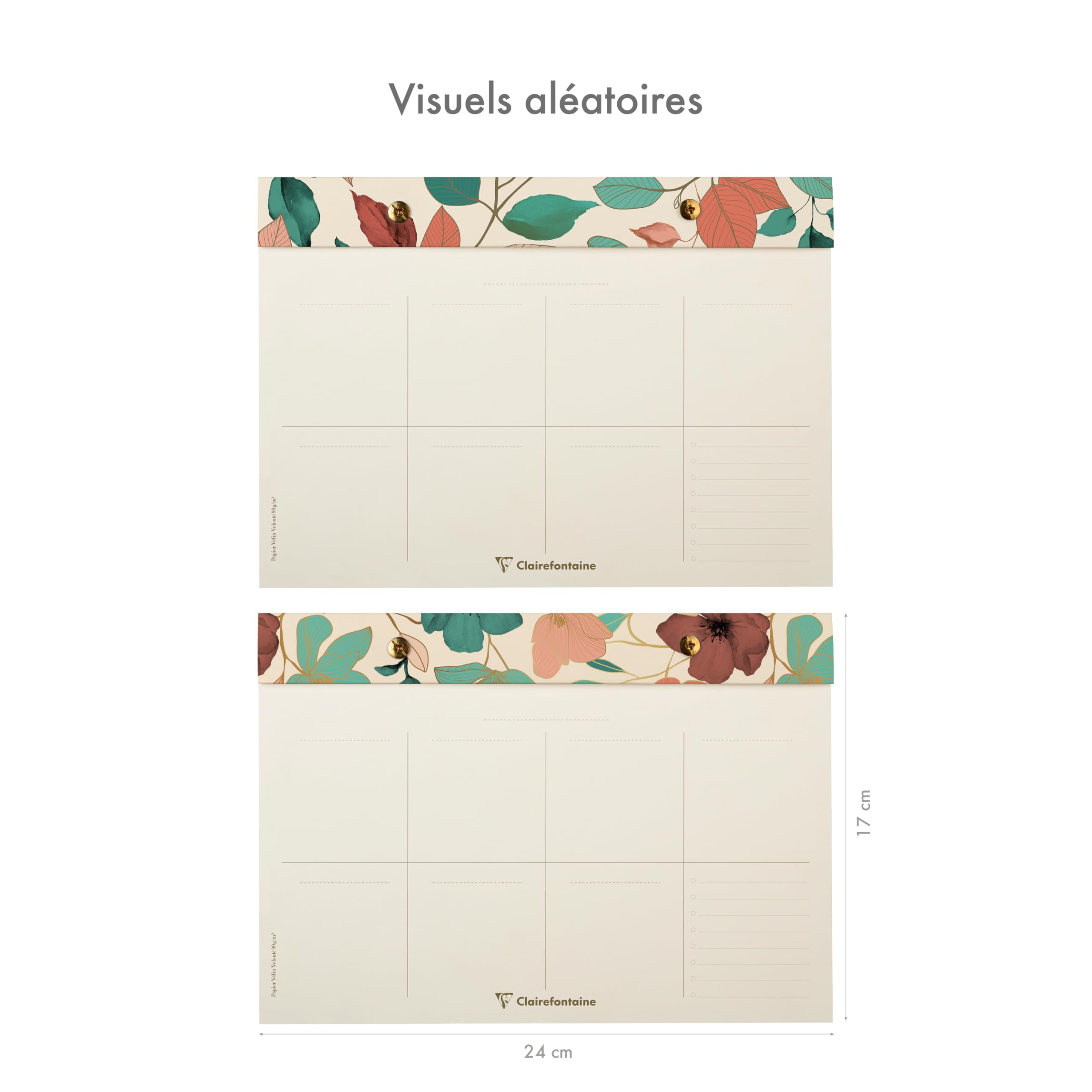 clairefontaine-116254c-wochenplaner-flying-ga-a-beige-24x17-cm-60-blatt image 2
