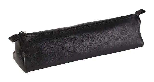 clairefontaine-schlamperm-ppchen-echt-leder-21-x-6-x-6-cm-schwarz image 1
