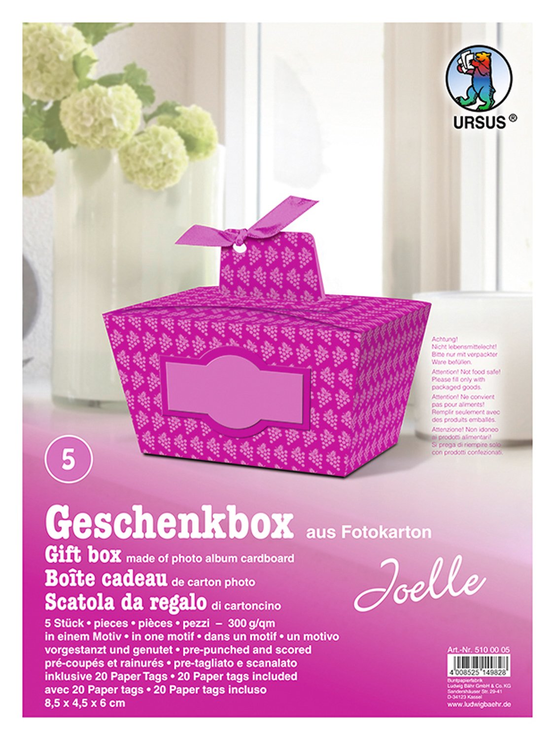 ursus-5100005-geschenkbox-joelle-trauben-violett-5-geschenkboxen-aus-fotokarton- image 1