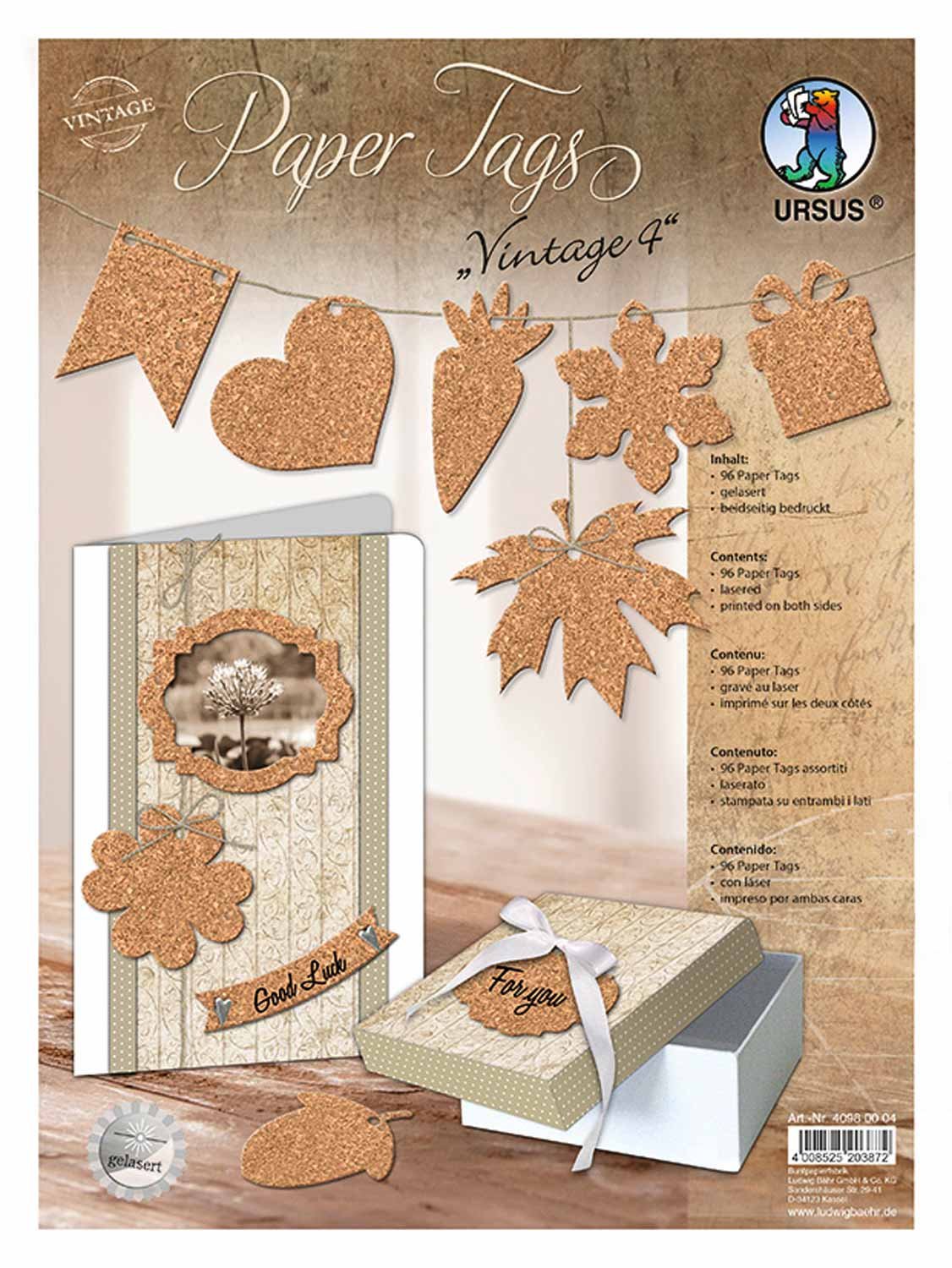 ursus-40980005-paper-tags-vintage-5-holz-hell-5-blatt-mit-96-teilen-300-g-qm image 8