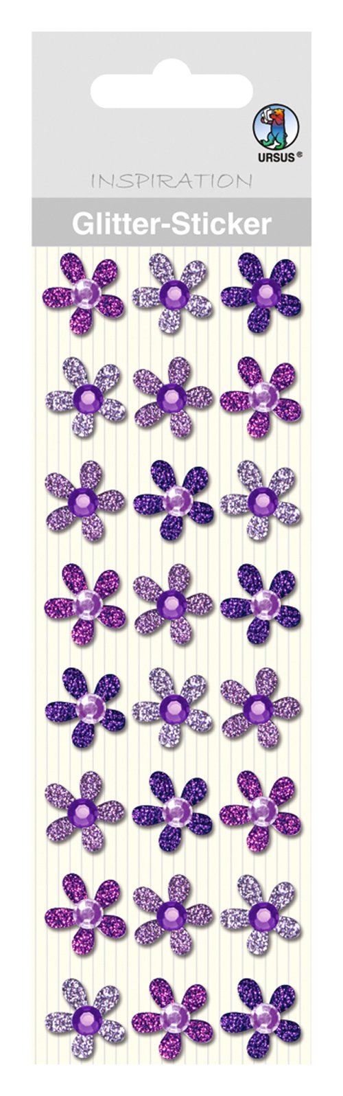 ursus-75000006-glitter-sticker-bl-ten-blau-24-st-ck-selbstklebend-mit-strass image 5