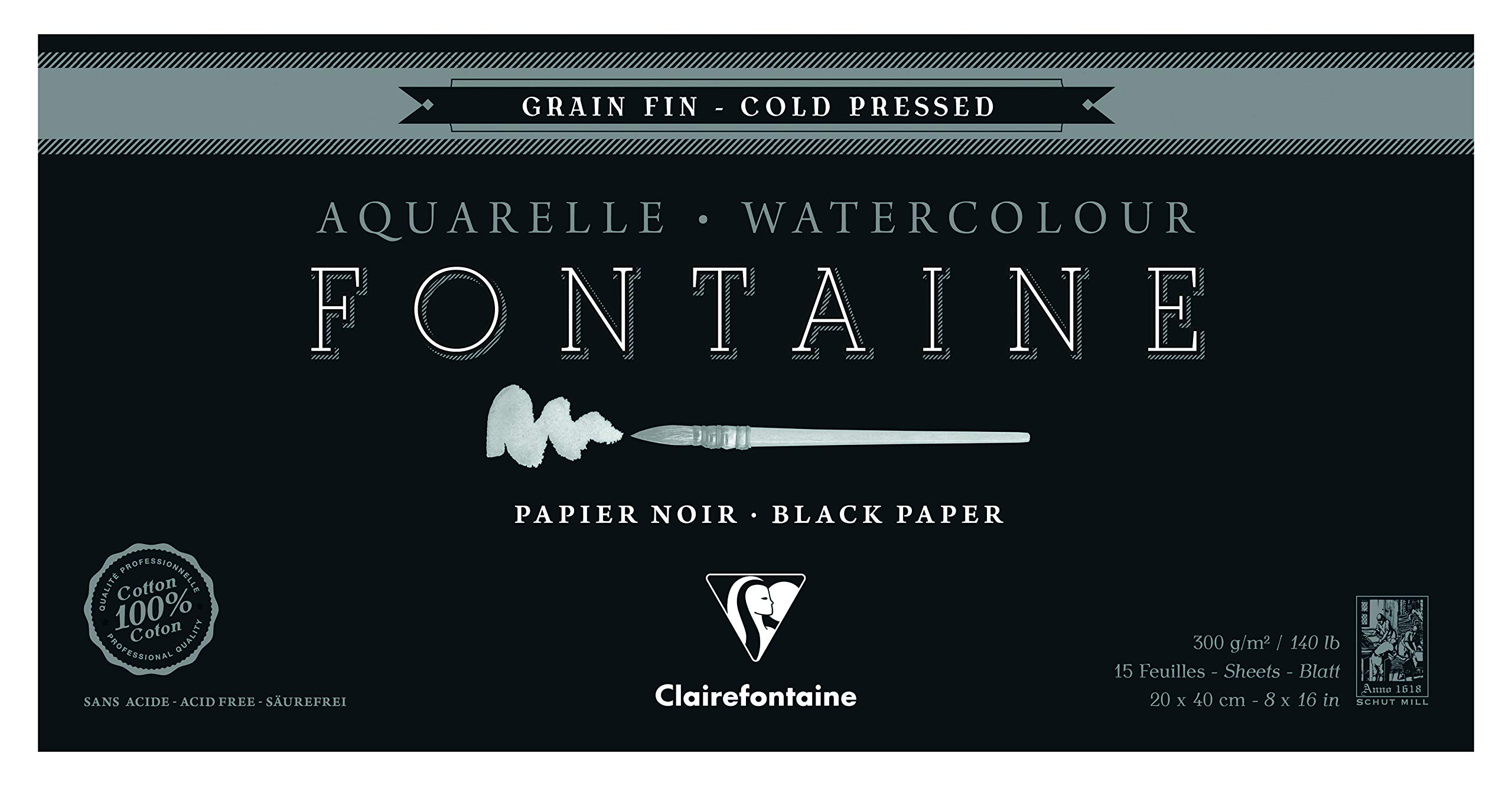 clairefontaine-fontaine-malblock-10x15-cm-300g-schwarz-20-blatt-feine-k-rnung image 4