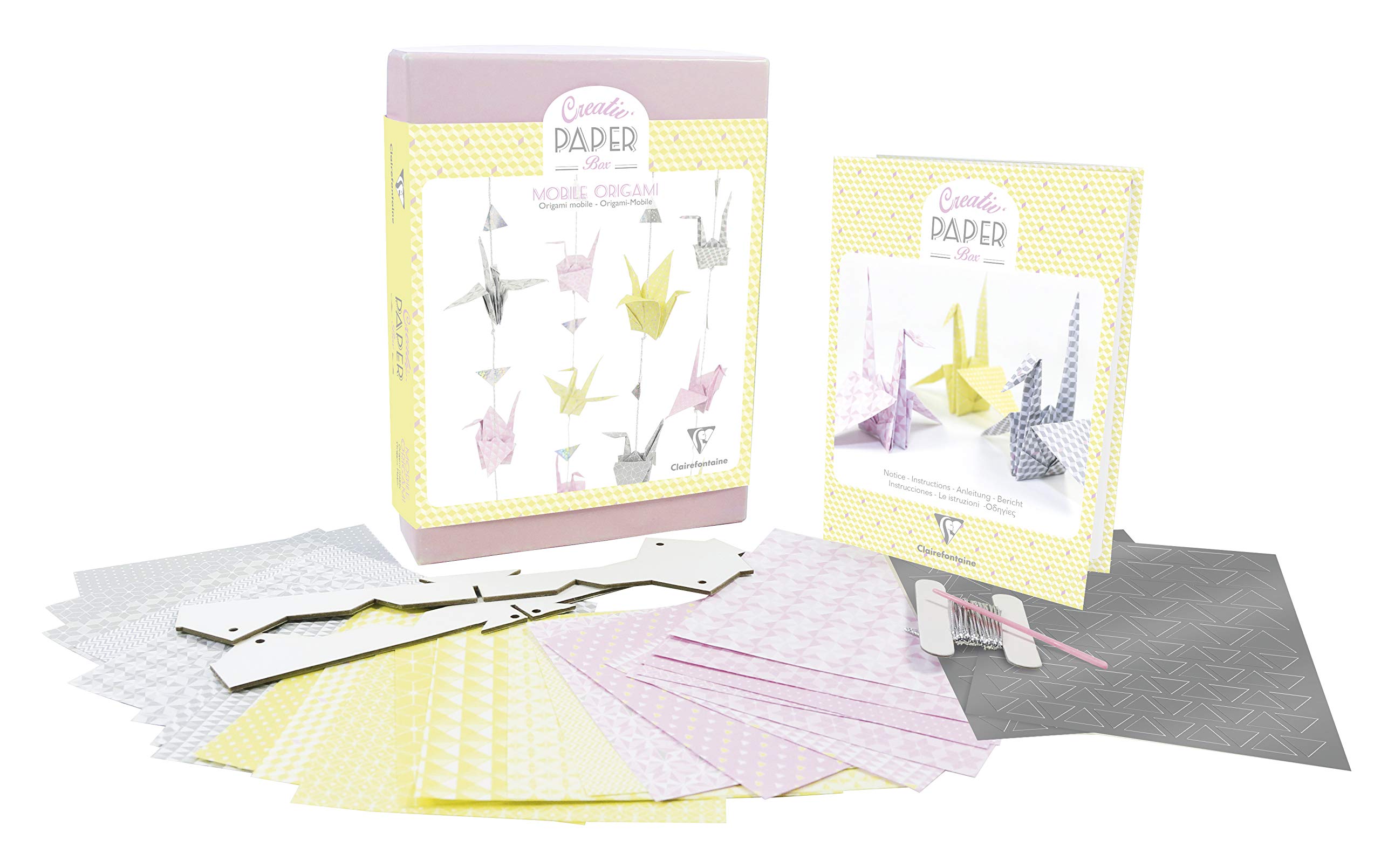 clairefontaine-97700c-kreativset-mobile-origami-11-x-11-cm image 1