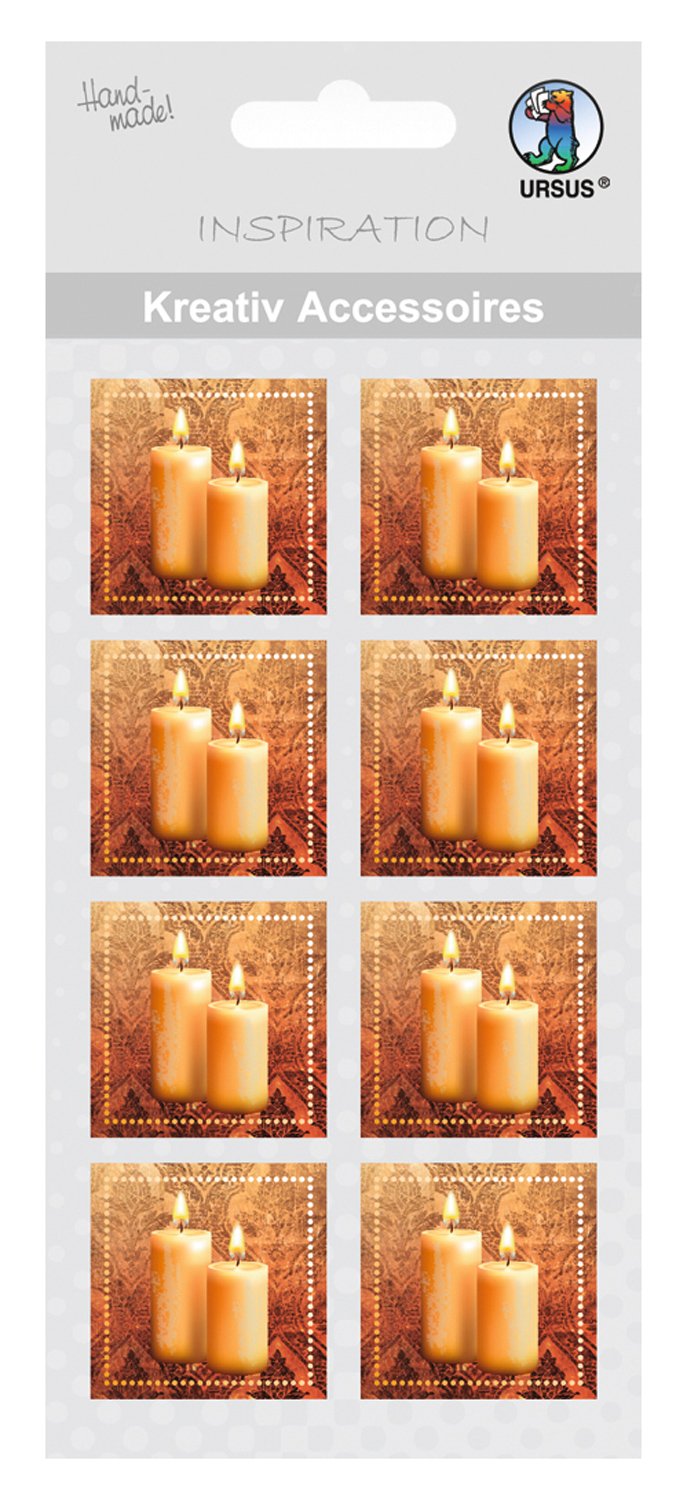 ursus-kreativ-accessoires-blessing-kerze-sticker-8-st-ck-selbstklebend image 1