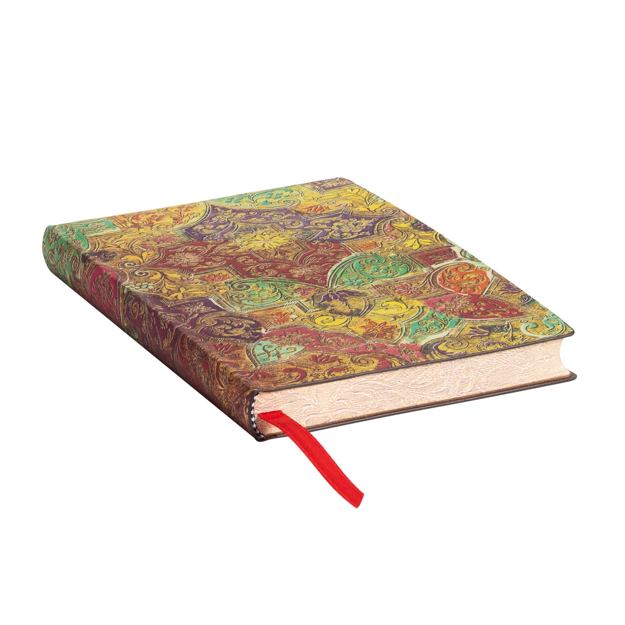 paperblanks-bavarian-wild-flower-mini-flexi-journal-liniert-brocaded-paper image 3
