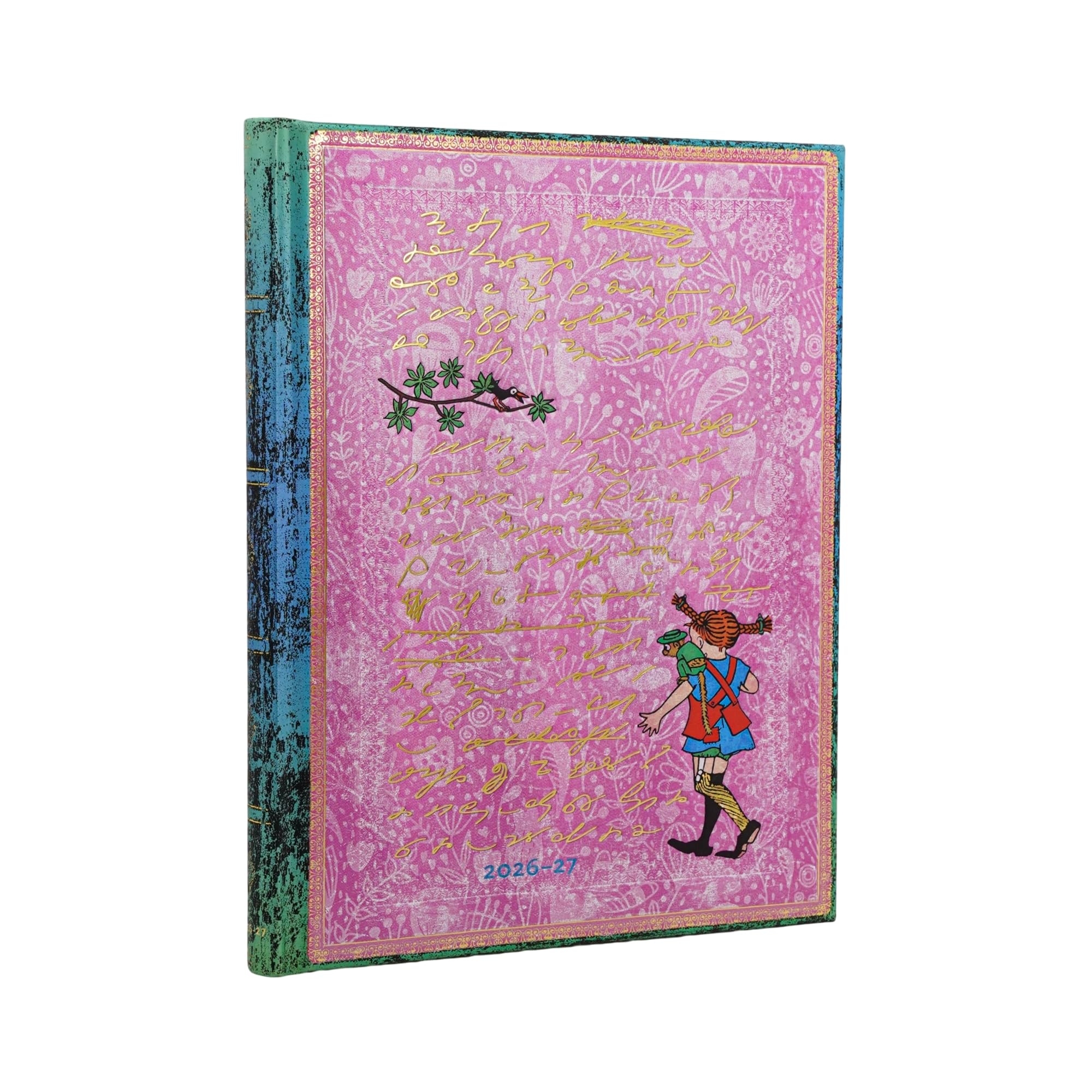 paperblanks-18-monatskalender-2027-astrid-lindgren-pippi-langstrumpf-ultra-verti image 1