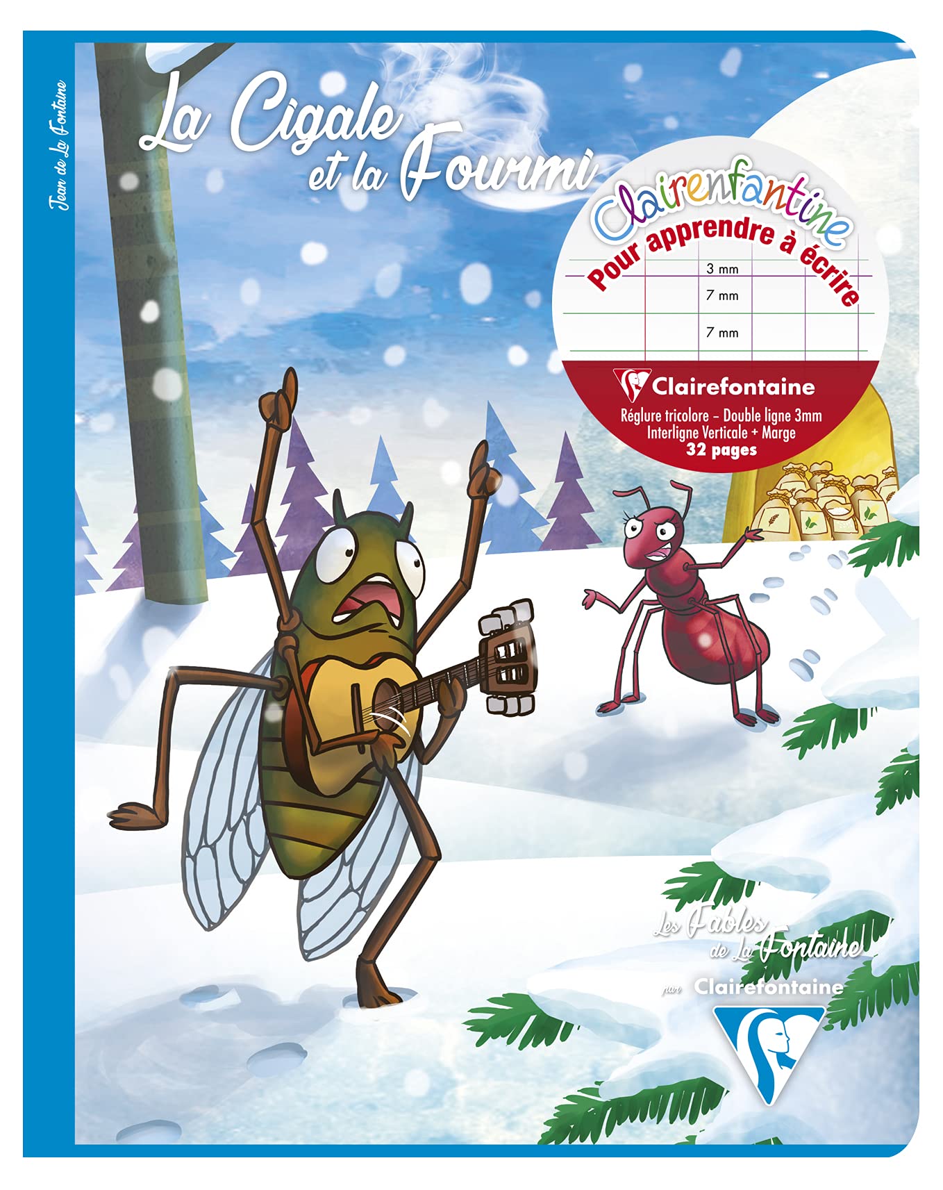 clairefontaine-9699c-schulheft-textoclair-les-fables-de-la-fontaine-17x22-cm-90- image 8