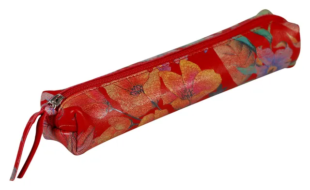 clairefontaine-celeste-slim-schlamperm-ppchen-leder-19-5cm-rot image 1