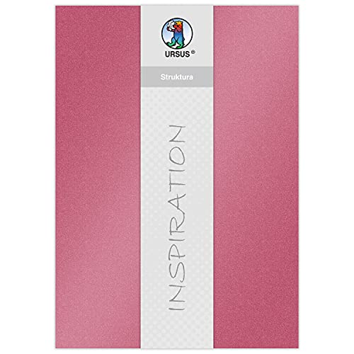 ursus-struktura-pearl-1-bastelkarton-himbeere-220-g-qm-23-x-33-cm-5-blatt image 3