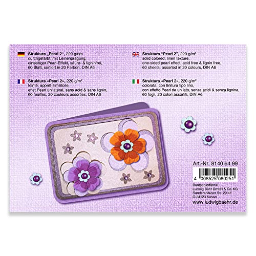 ursus-81406499-bastelblock-struktura-pearl-2-farbmix-a6-220g image 6