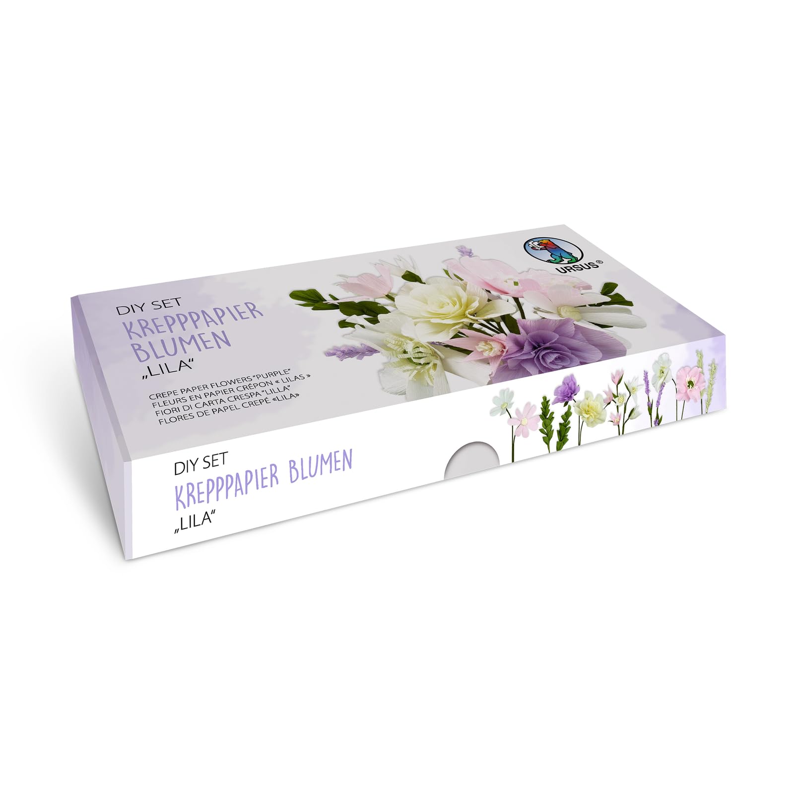ursus-27030001f-diy-set-blumen-gelb-aus-krepppapier-rose-lavendel-mohn image 5