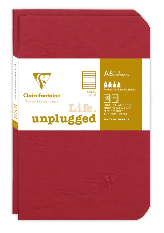 clairefontaine-age-bag-duo-set-734172c-notizhefte-9x14-cm-48-blatt-90g-liniert-r image 1