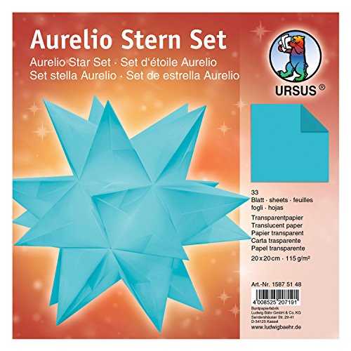 ursus-15875148-faltbl-tter-aurelio-stern-uni-petrol-transparentpapier-20-x-20-cm image 4