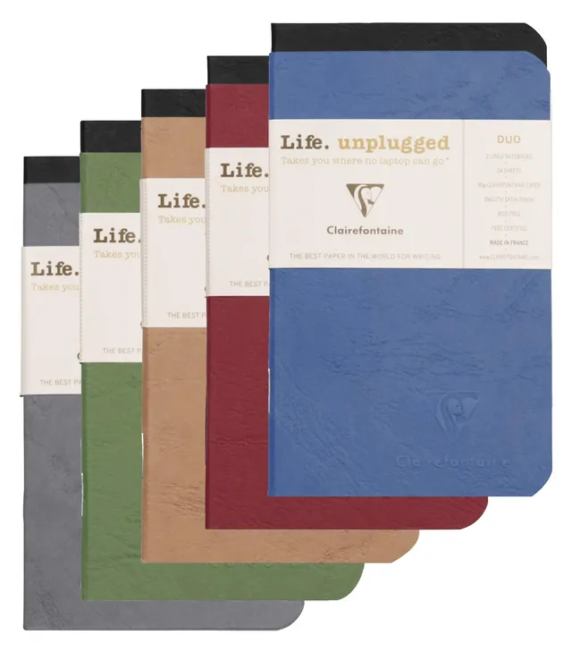clairefontaine-73102c-age-bag-duo-notizhefte-7-5x12-cm-kariert-2-hefte-48-seiten image 1