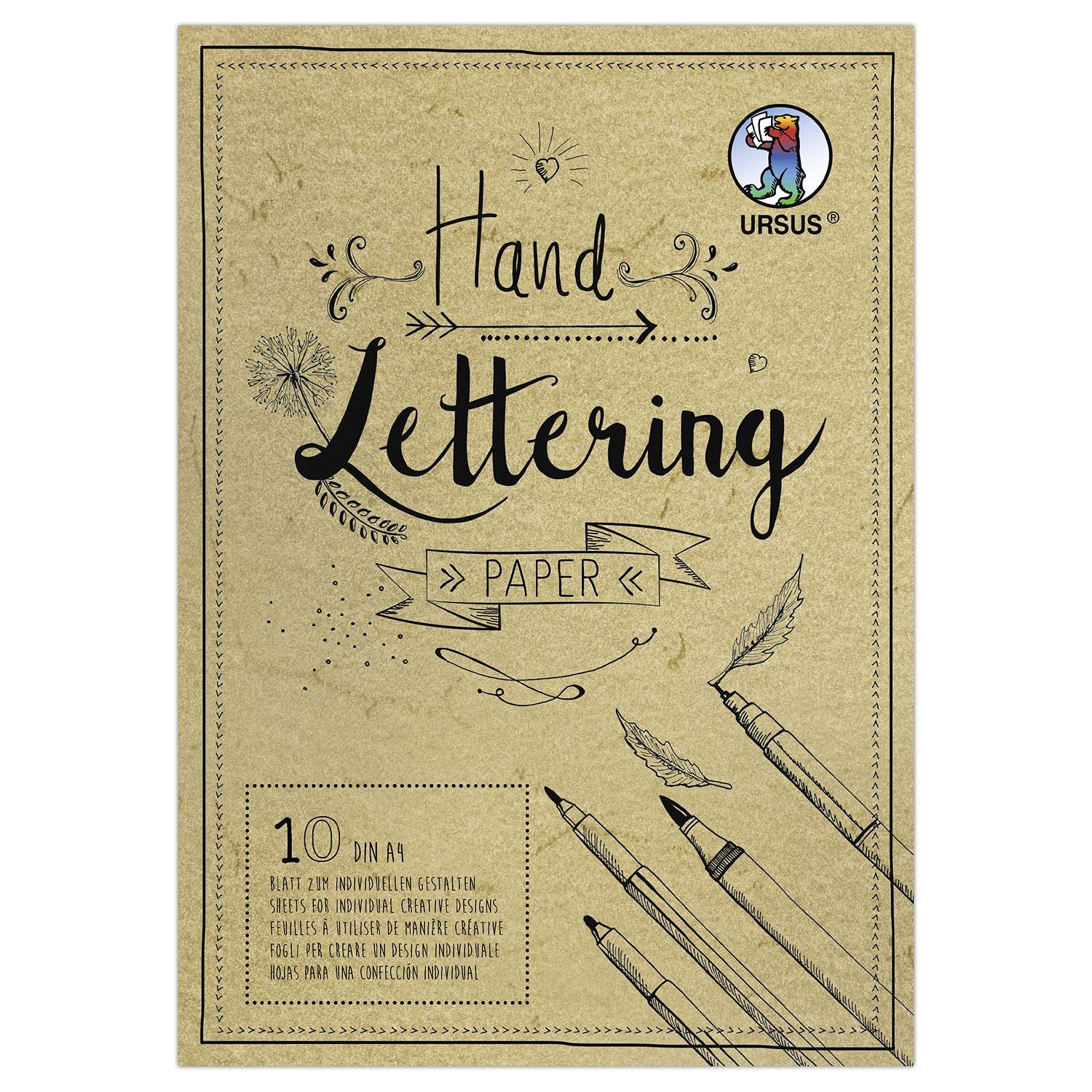 ursus-24936410-handlettering-paper-elefantenhaut-chamois-din-a6-10-blatt-190-g-q image 2