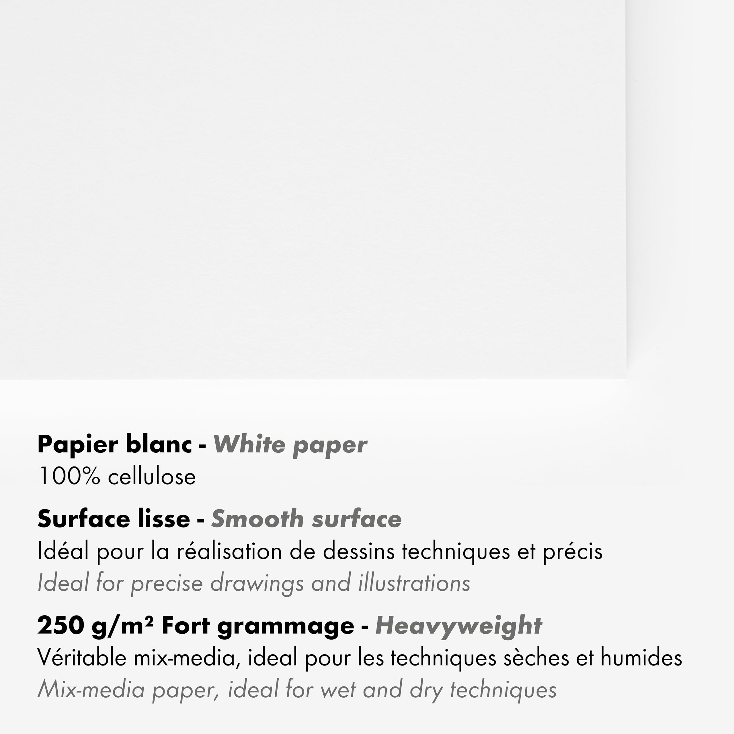 clairefontaine-painton-malblock-a3-250g-wei-glatt-25-blatt image 4