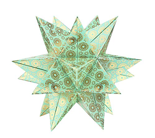 ursus-35555500f-faltbl-tter-aurelio-stern-pollux-gr-n-gold-33-blatt-15-x-15-cm image 7