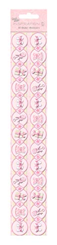 ursus-56430009-3d-sticker-bord-ren-baby-m-dchen-rosa-selbstklebend image 2