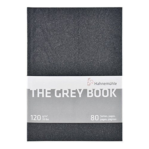 hahnem-hle-the-grey-book-skizzenbuch-a5-120-g-m-40-blatt-graues-papier image 3