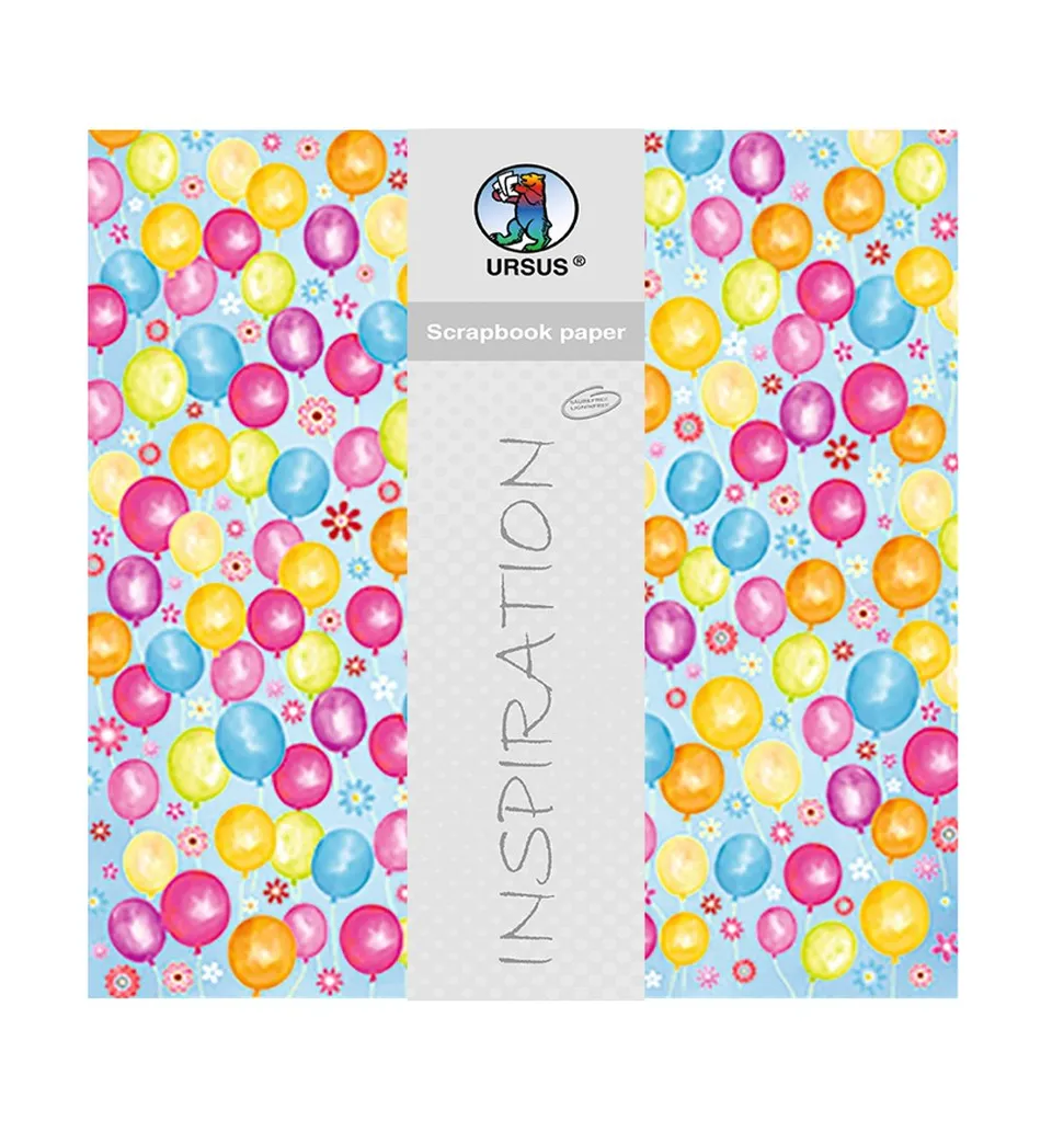 ursus-premium-glitter-scrapbook-paper-lovers-motiv-253-30-5-x-30-5-cm-190-g-qm-5 image 1