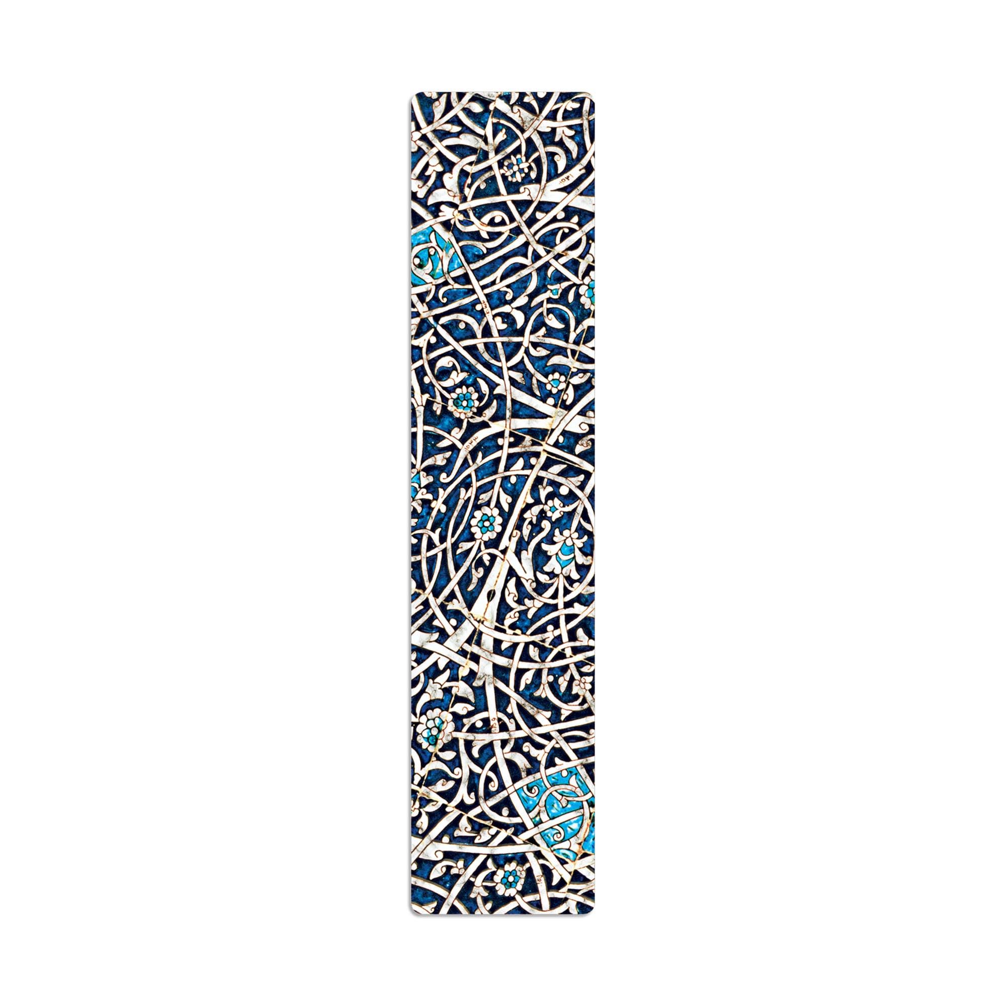 paperblanks-granada-turquoise-bookmark-lesezeichen-moorish-mosaic image 1
