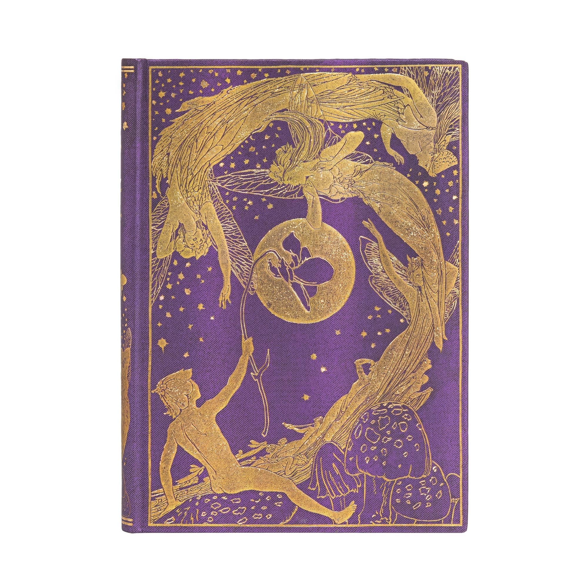paperblanks-hardcover-notizbuch-violet-fairy-midi-liniert-120x180-mm image 1