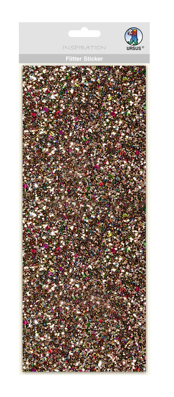 ursus-59470004-flitter-sticker-champagner-12-x-29-cm-selbstklebend image 1