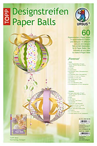 ursus-23540099-designstreifen-paper-balls-florence-set-f-r-8-kugeln-10-cm image 4