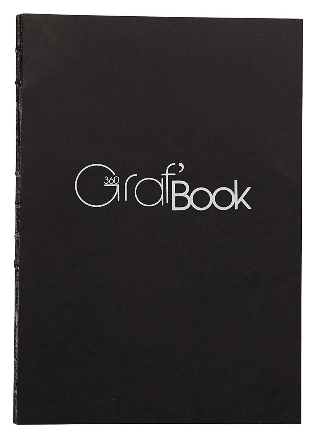 clairefontaine-graf-book-360-975804c-zeichenheft-quer-15-2x21cm-100g-schwarz image 7