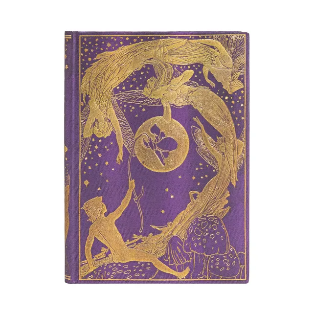 paperblanks-hardcover-notizbuch-violet-fairy-midi-liniert-120x180-mm image 1