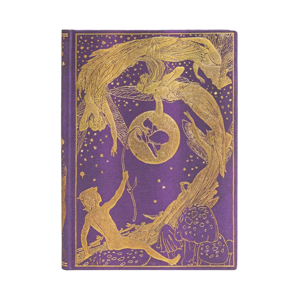 paperblanks-hardcover-notizbuch-violet-fairy-midi-liniert-120x180-mm image 1