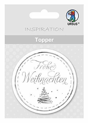ursus-topper-frohe-weihnachten-wei-gold-6-5-cm-8-st-ck image 8
