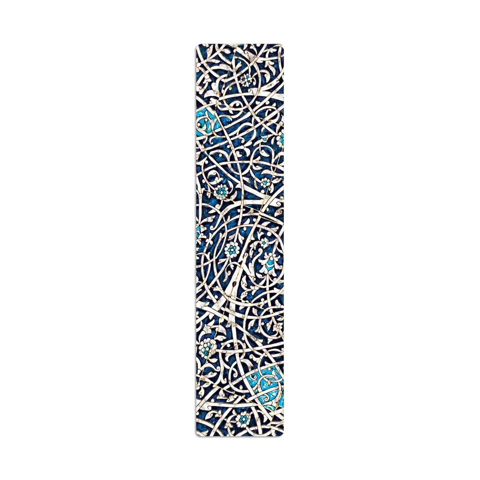 paperblanks-granada-turquoise-bookmark-lesezeichen-moorish-mosaic image 1