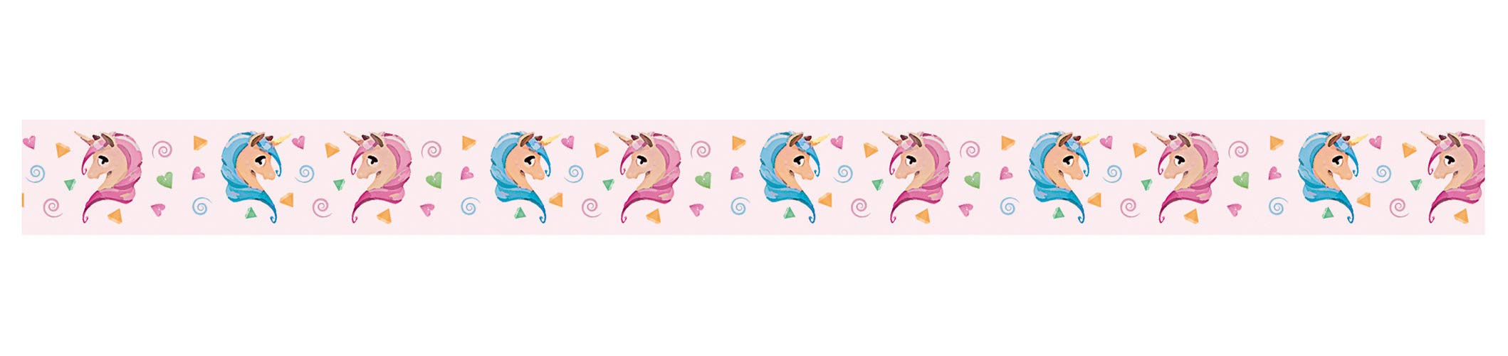 ursus-590500164-masking-tape-einhorn-15-mm-x-10-m-reispapier image 1