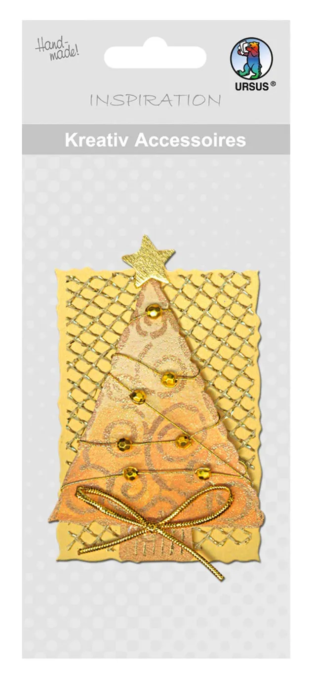 ursus-564000408-kreativ-accessoires-gro-weihnachtsbaum-gold-selbstklebend image 1